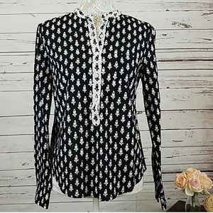 J.Crew Long Sleeve Pull Over Top Size 4